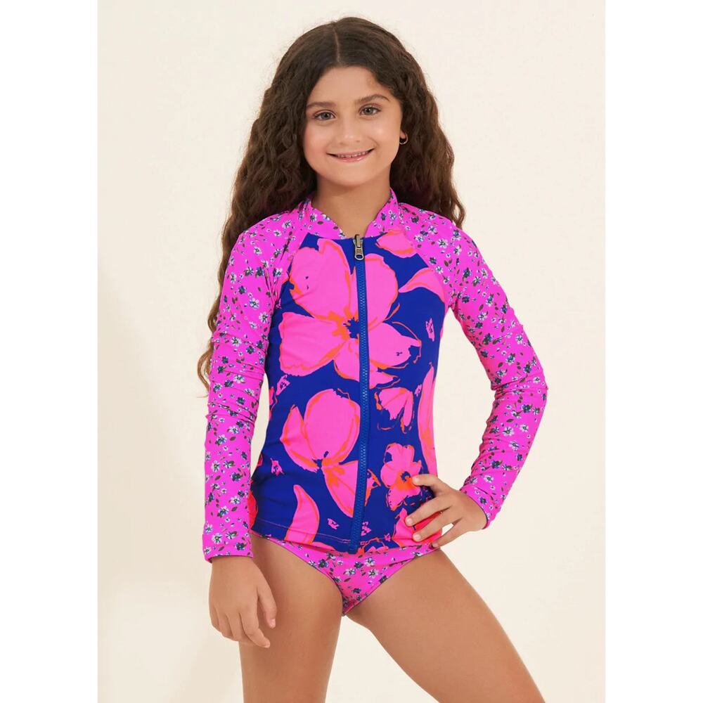 Maaji Happyflower Cherish Girls Rashguard Set NWT SIZE 14